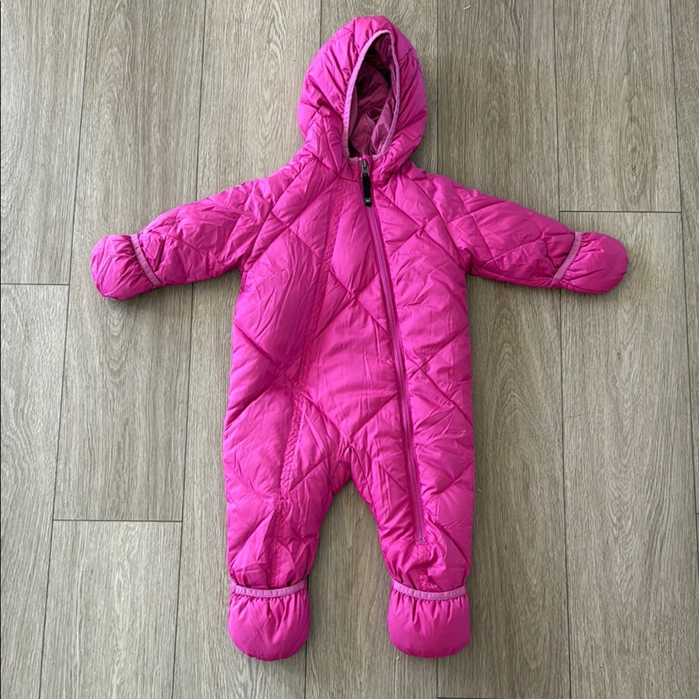 REI bunting girls size 18 months 80% down filled
